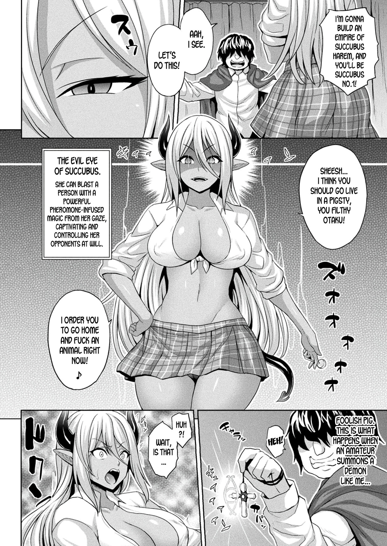 Hentai Manga Comic-Contract of Bitch Succubus-Read-2